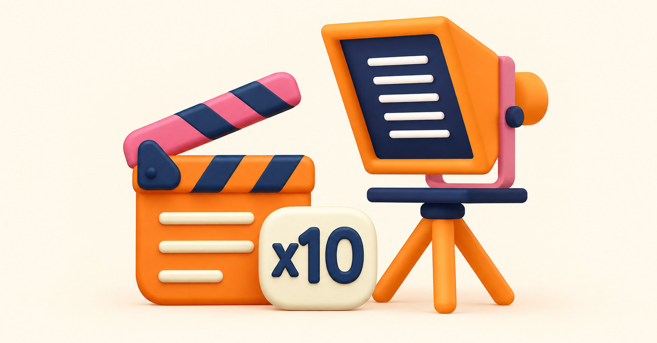 Pack de 10 heures (ou plus!) + prompteur