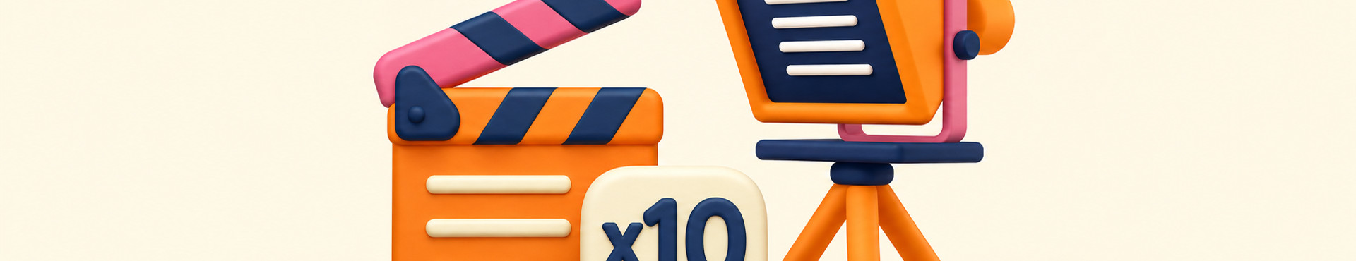 Pack de 10 heures (ou plus!) + prompteur