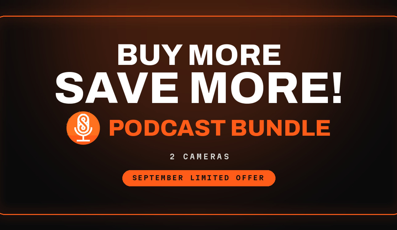 Podcast Recording Bundle (2-Cameras)