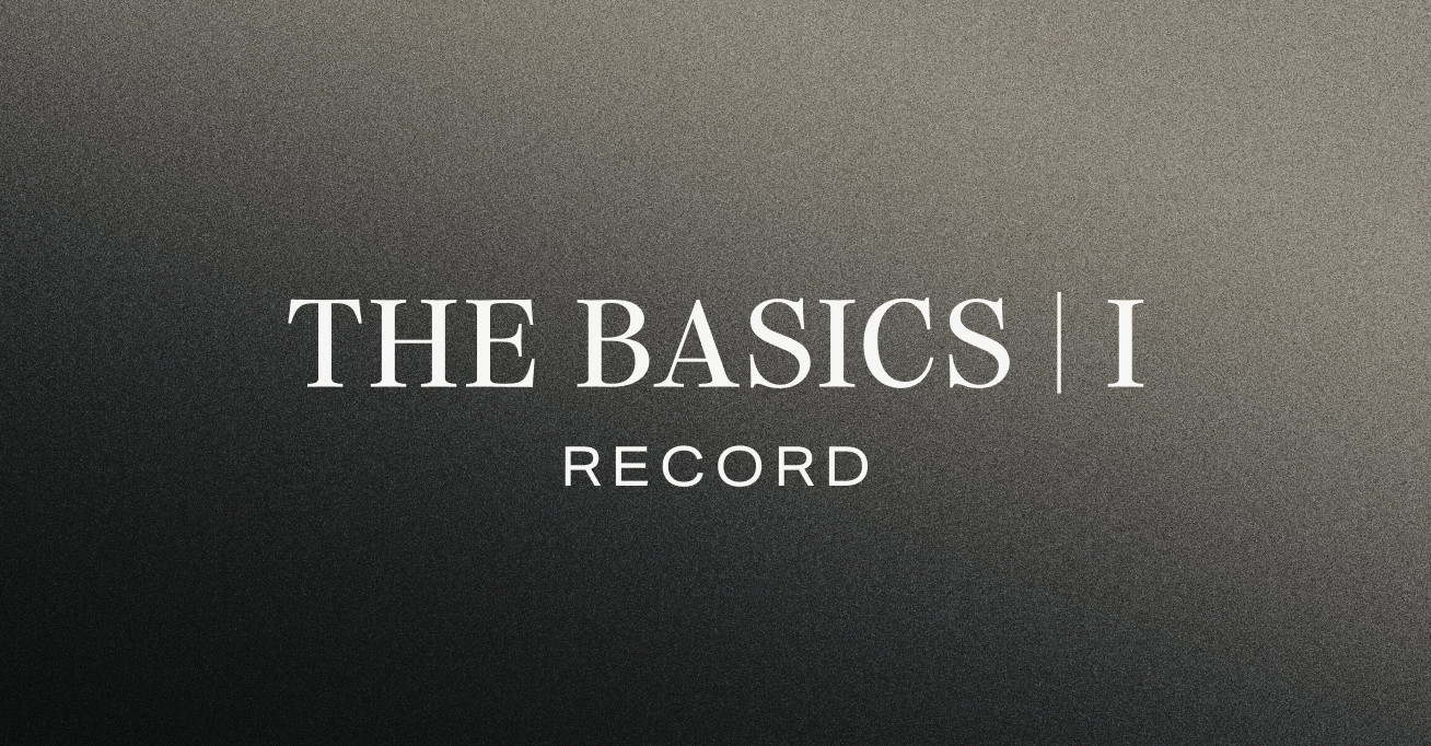 The Basics | I 