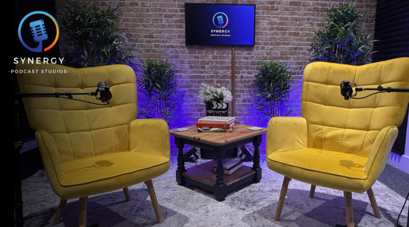 Yellow Chairs + Brick Wall